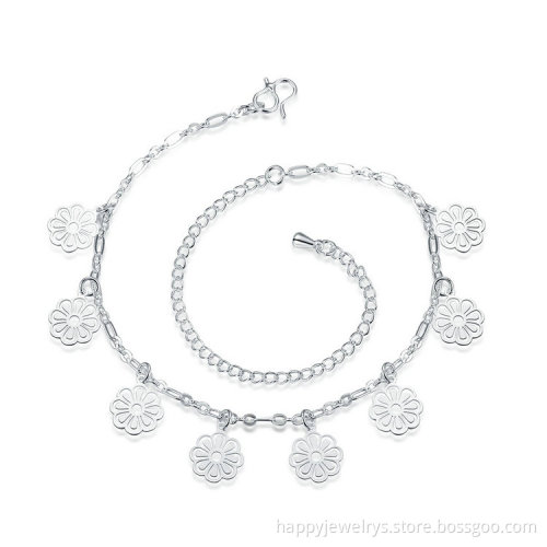 Jenia New Popular Jewellery Silver Plated Trend Handmade Anklet For Women